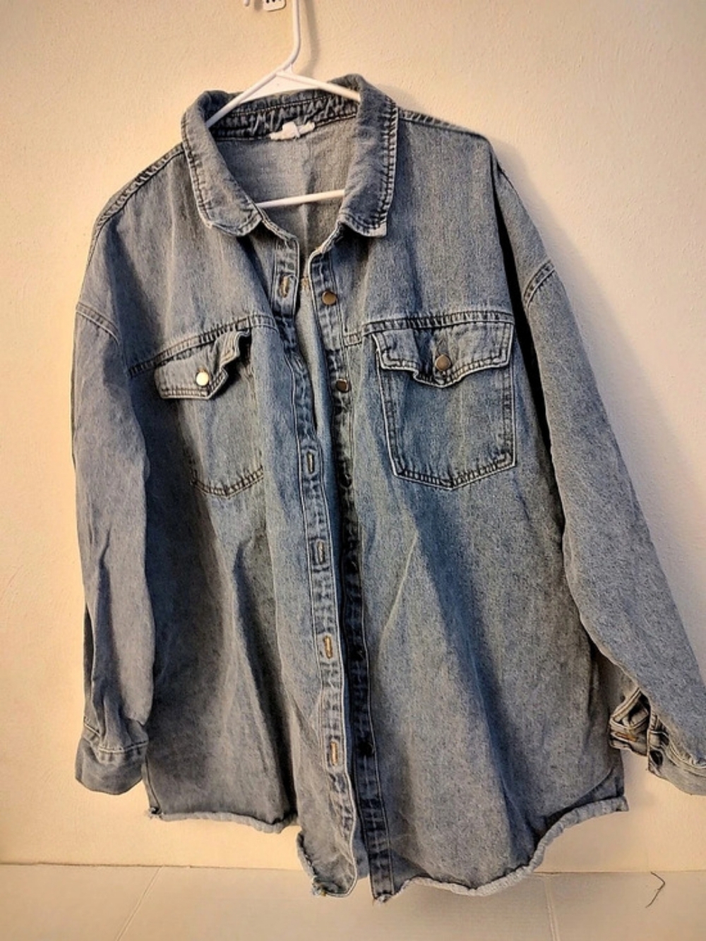 Chic Soul Denim Jacket Blue Size 2X